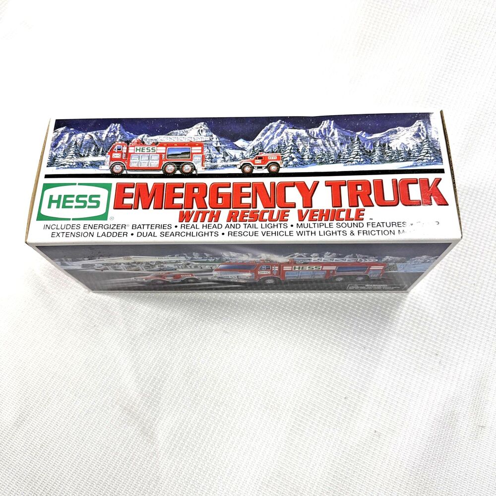2005 HESS Emergency Truck & Rescue Vehicle - Brand New In Original Box - Vintage